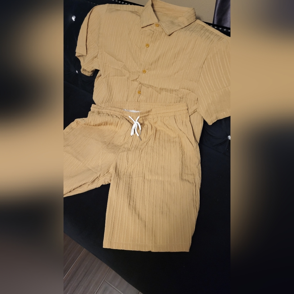 Men's 2pc short leisure set
